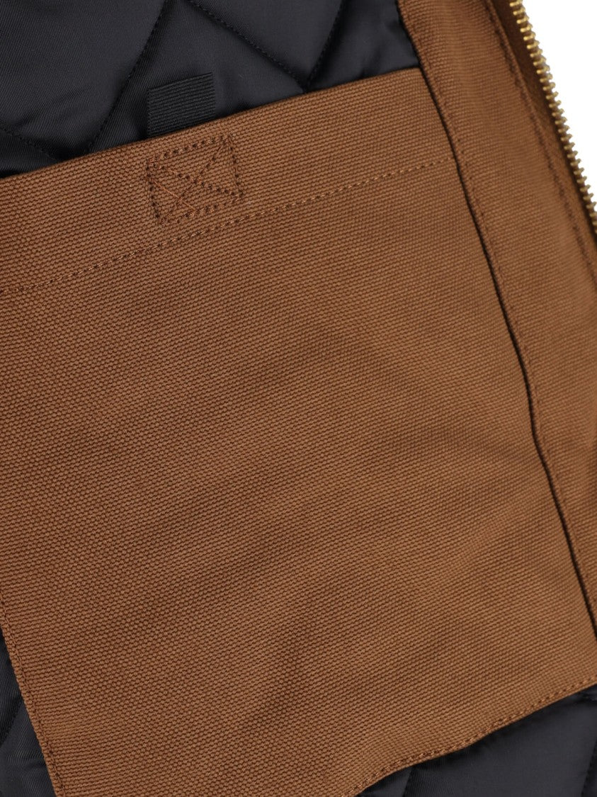Carhartt Wip Brown Og Detroit Velvet-Collar Cotton Denim Jacket
