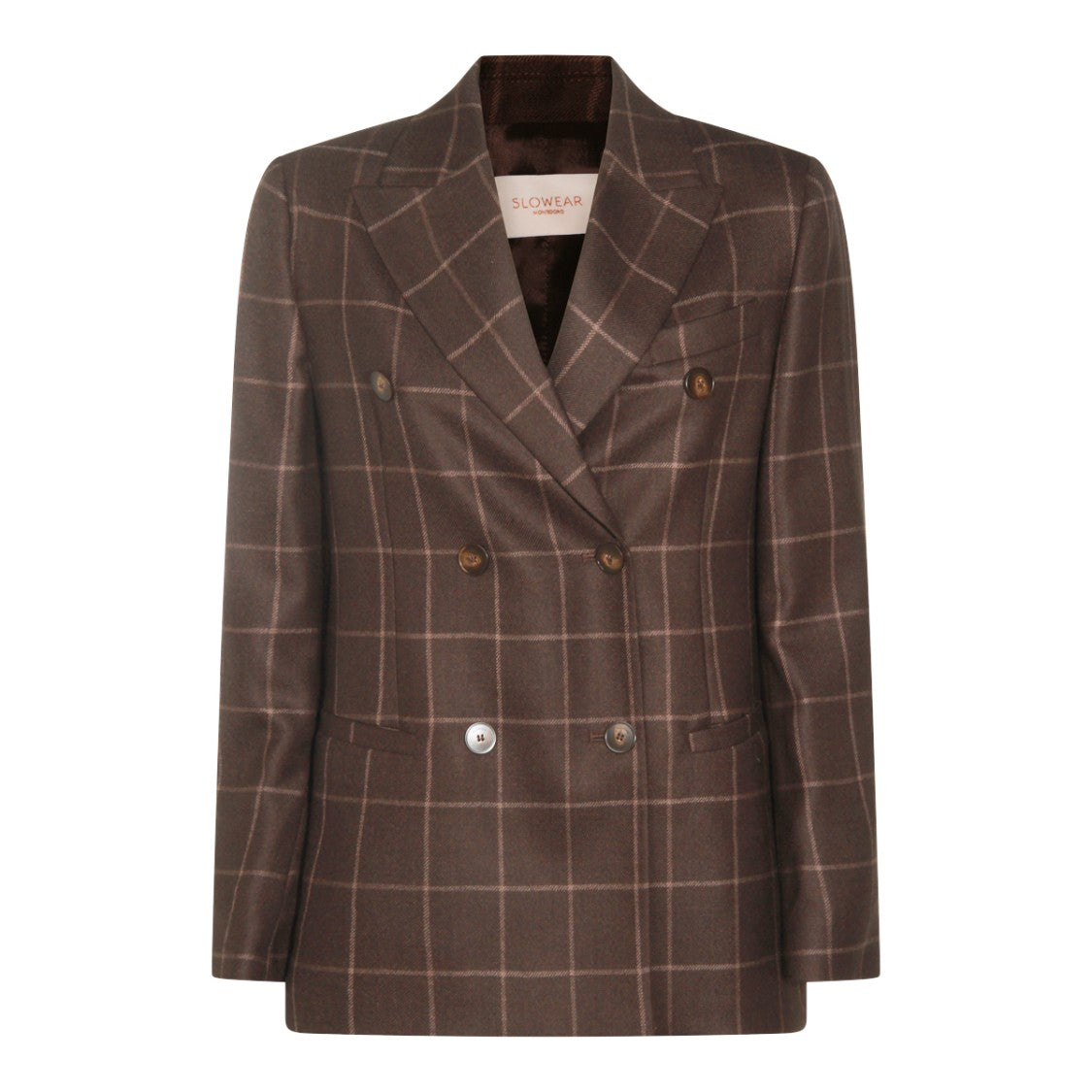 Montedoro Brown Wool Blazer