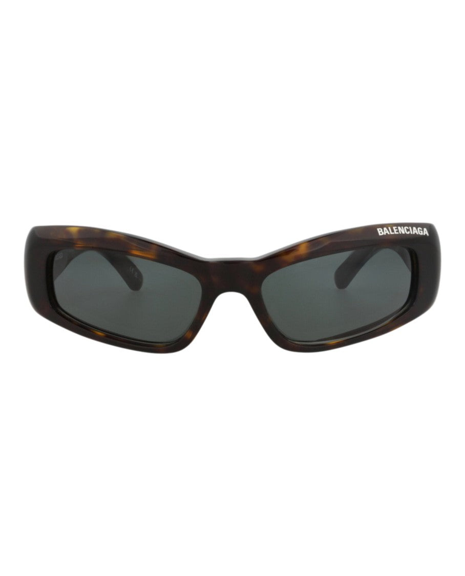 Balenciaga Square-Frame Recycled Acetate Sunglasses