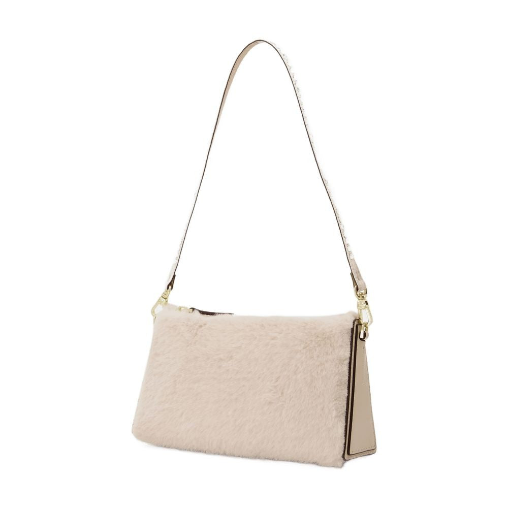 Manu Atelier Mini Prism Bag In Ivory Leather