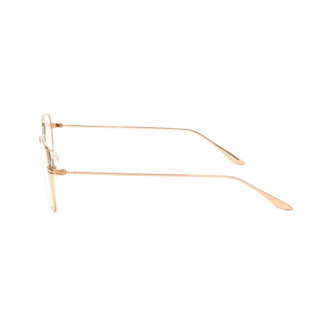 Barton Perreira Bp5038 500Ro Thin Metal Frame Eyeglasses With Geometric Lenses