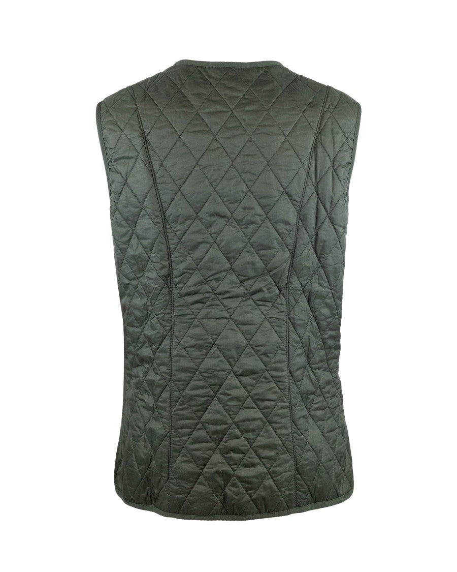 Barbour Betty Liner Vest In Green