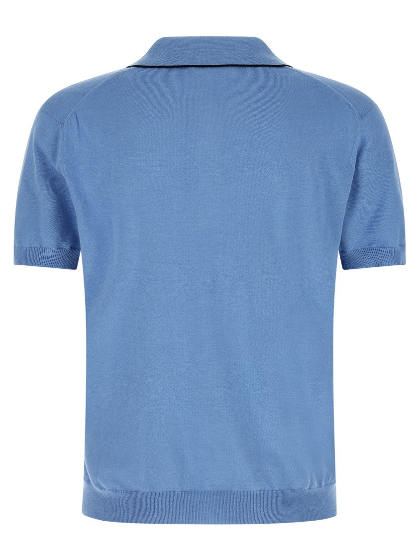 Tom Ford Cotton And Silk Polo Shirt