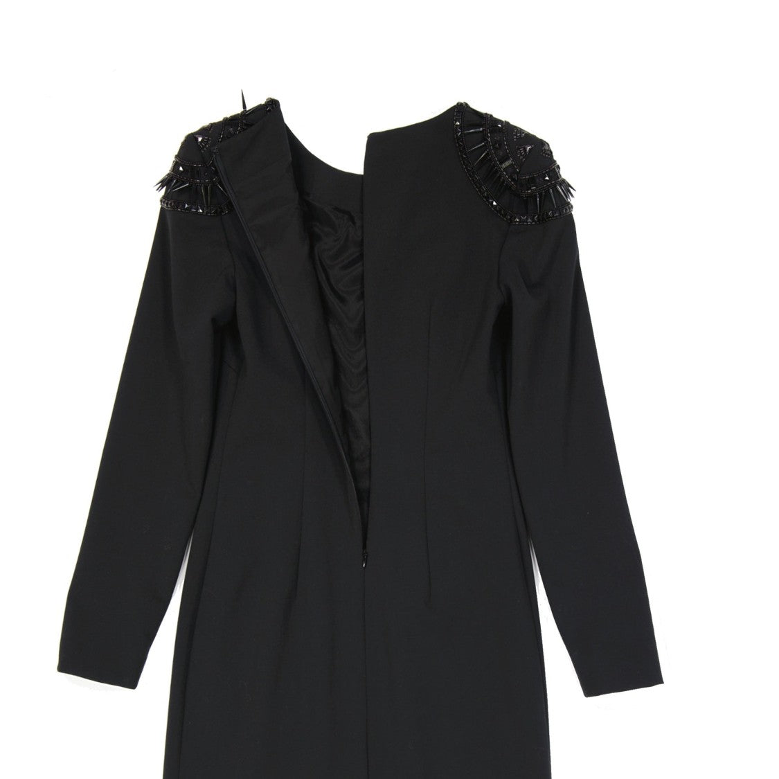 Alberta Ferretti Knee-Length Wool Blend Dress
