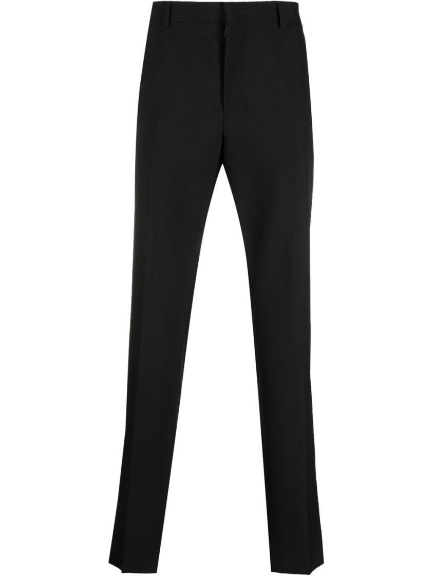 Valentino Garavani Slim-Cut Tailored Trousers In Virgin Wool