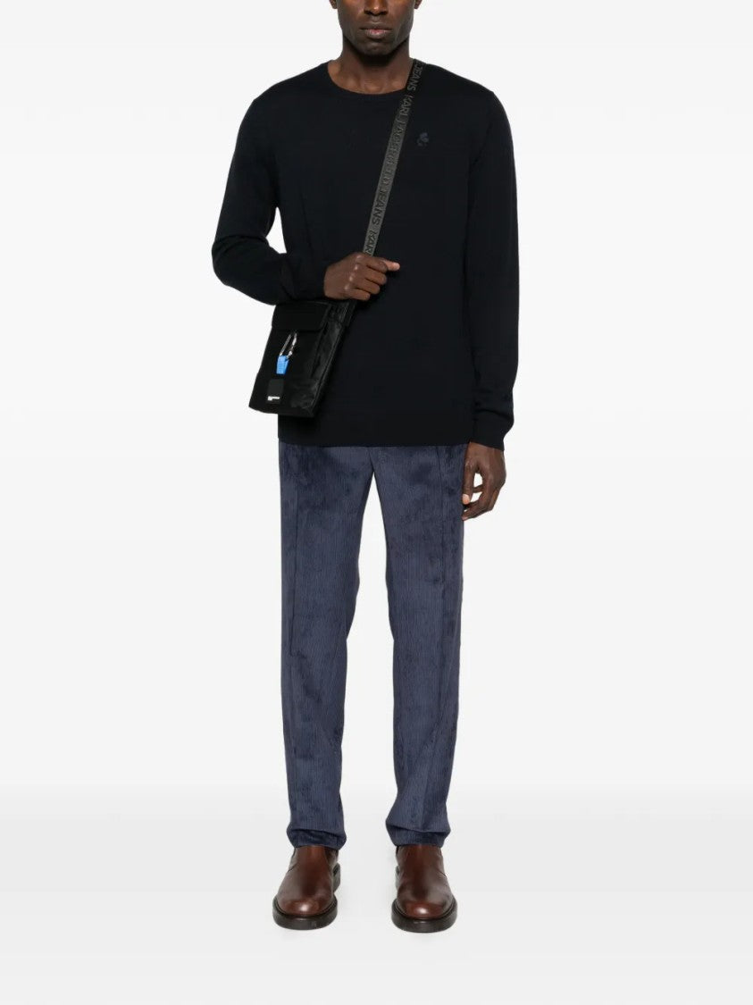 Karl Lagerfeld Fitted Round Neck Knitwear Sweater