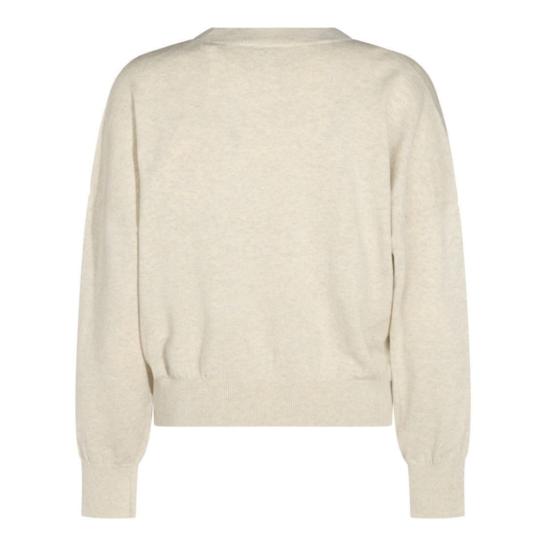 Isabel Marant Étoile Light Beige Relaxed Fit Ribbed Sweater