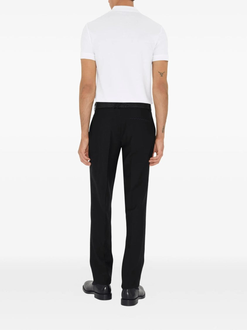 Burberry Eddie Short-Sleeve Check Placket Polo Shirt