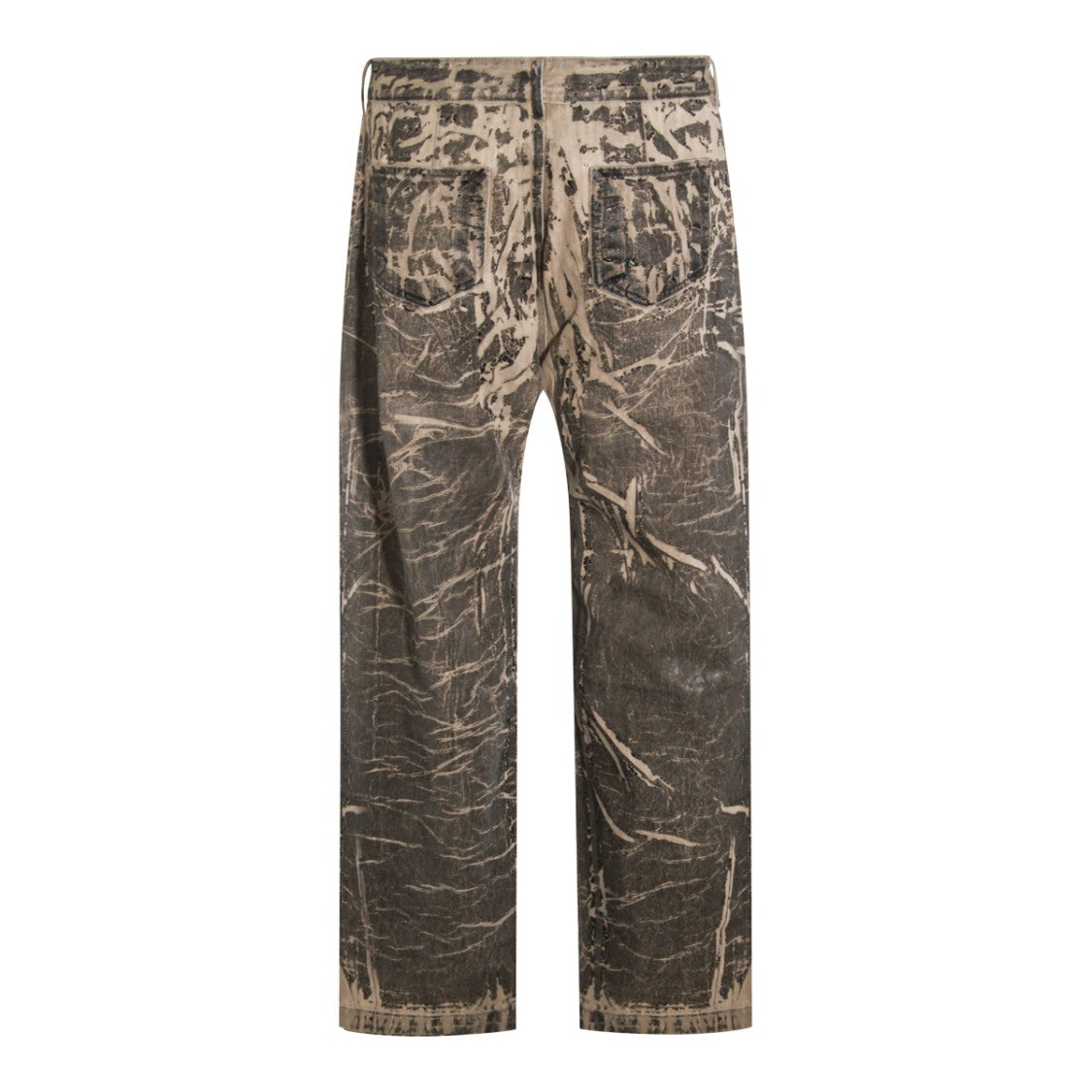 Drkshdw By Rick Owens Washed Black Cotton Geth Jeans