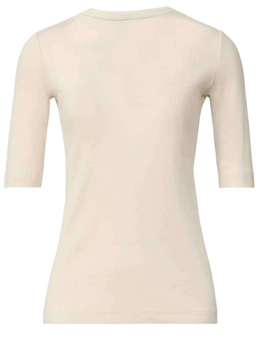 Fabiana Filippi Fitted Scoop Neck Top