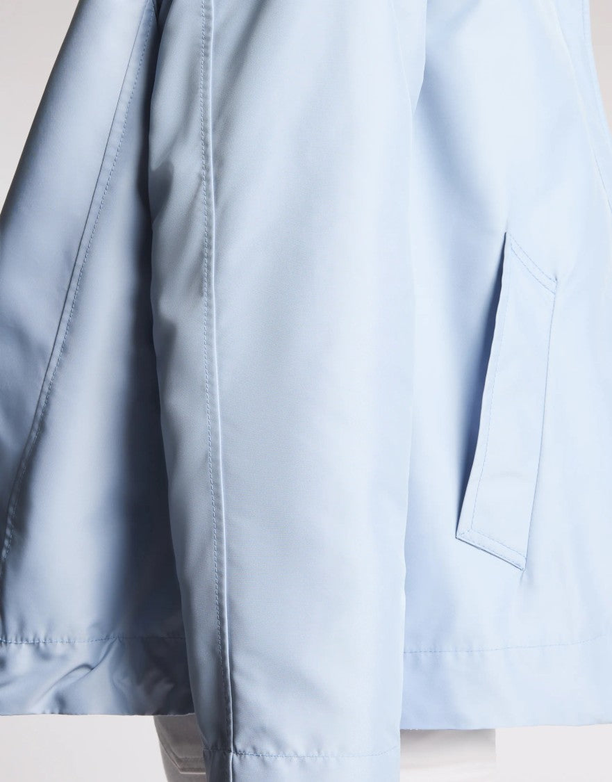 Fay Hooded Short Parka With Concealed Closure