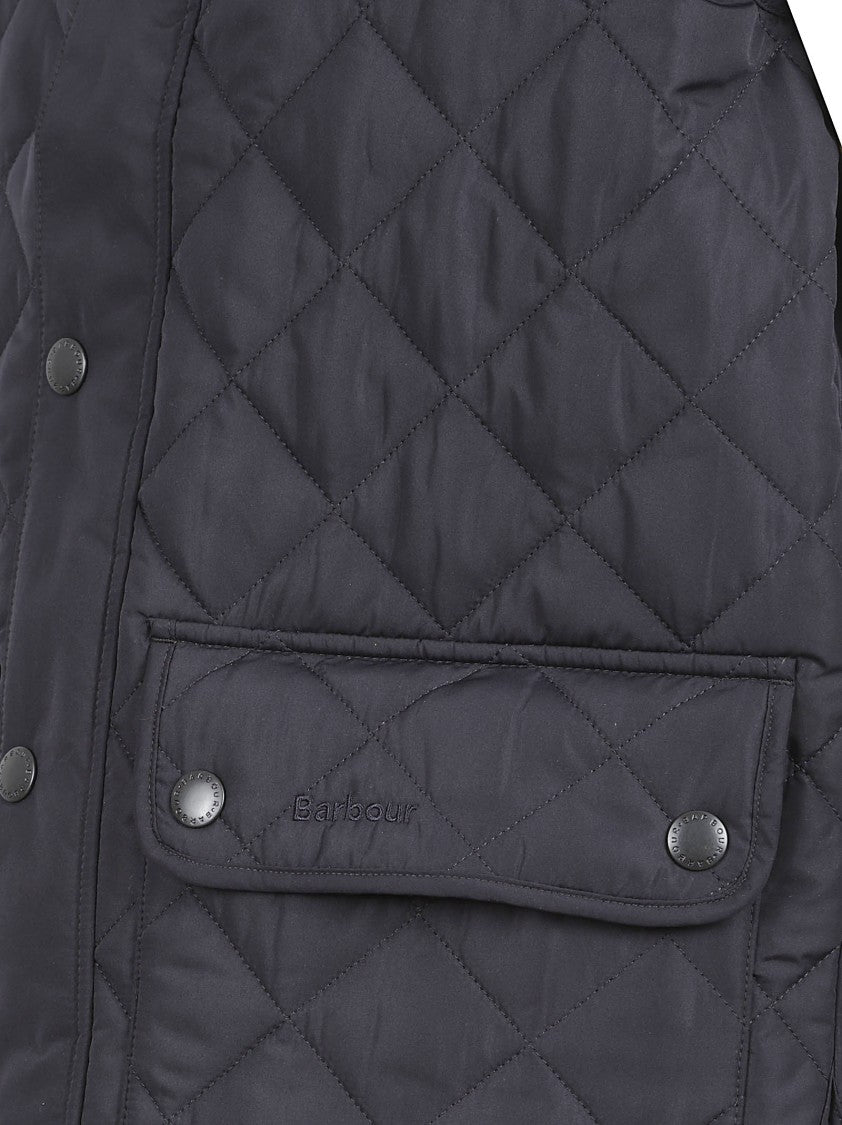 Barbour Quilted Sleeveless Jacket With High Collar