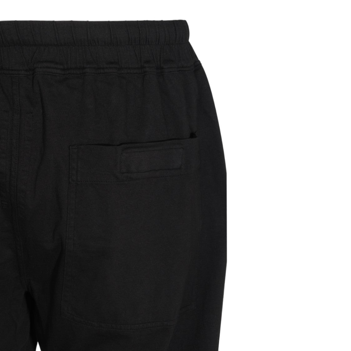 Drkshdw By Rick Owens Black Slim Fit Drawstring Elastic Waistband Pants