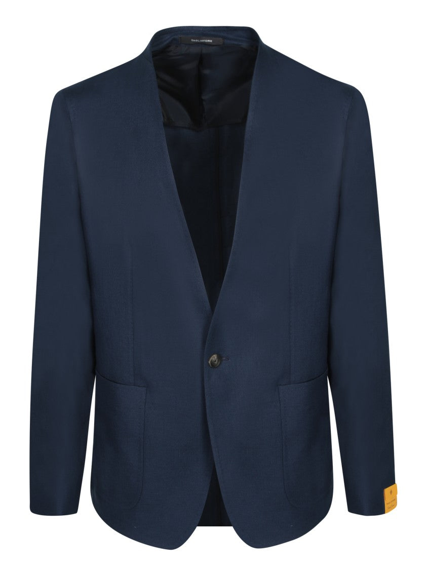 Tagliatore Tailored Linen Blazer