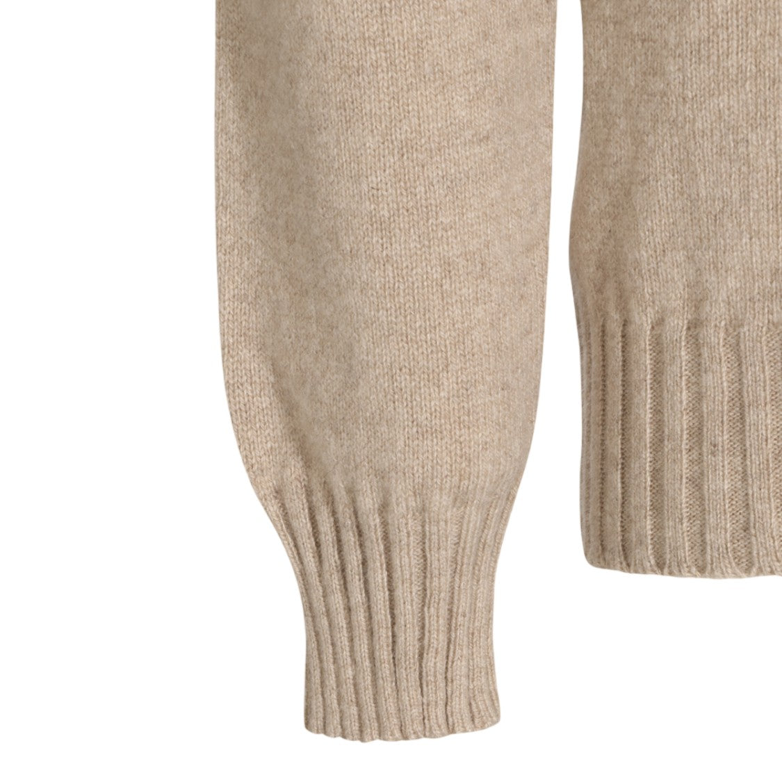 Piacenza Cashmere Ribbed Classic Crewneck Sweater