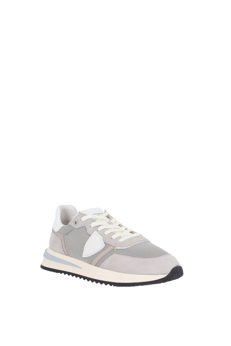 Philippe Model Grey Tropez 2.1 Mesh Suede Sneakers