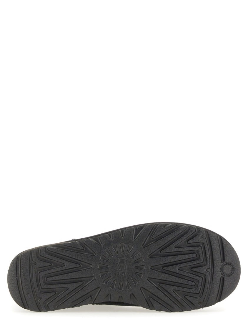 Ugg Black Classic Ultra Mini Leather Boots