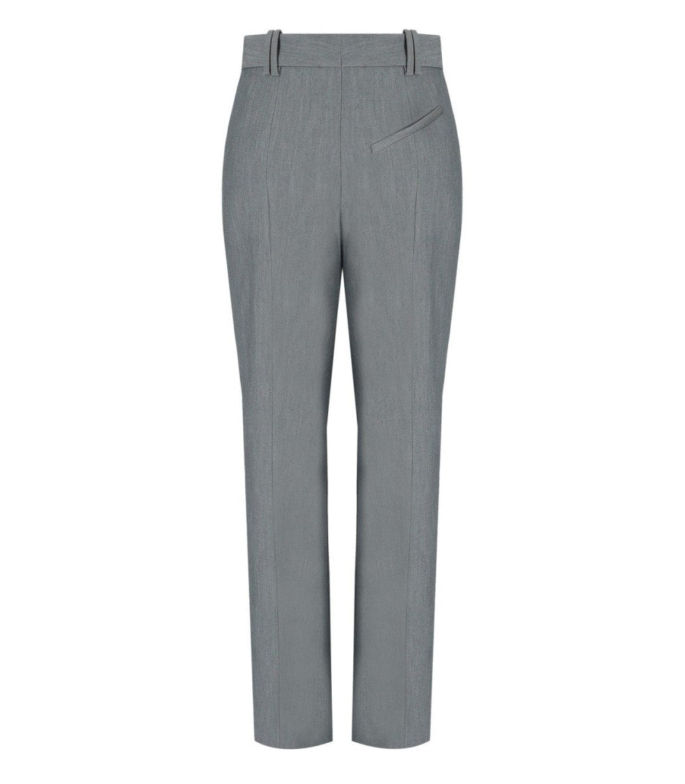 Ganni Grey Melange Trouser