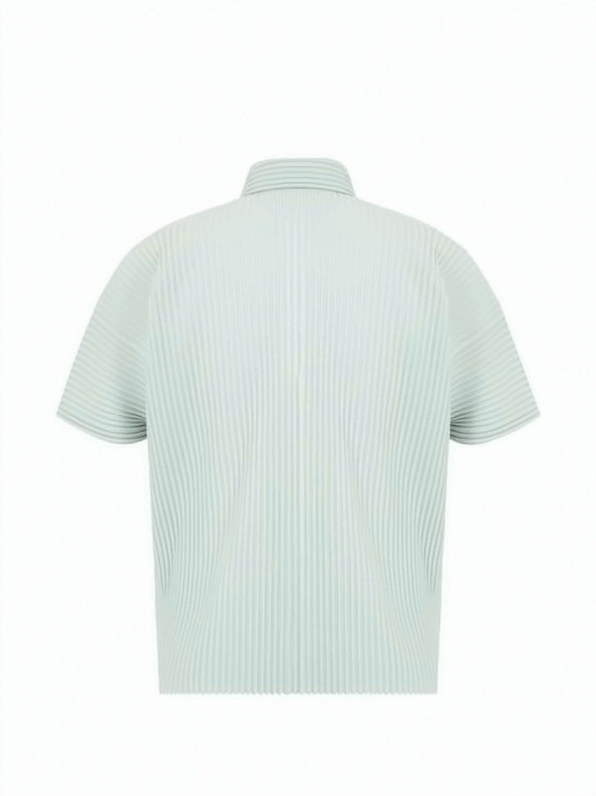 Homme Plissé Issey Miyake Pleated Structure Polo Shirt