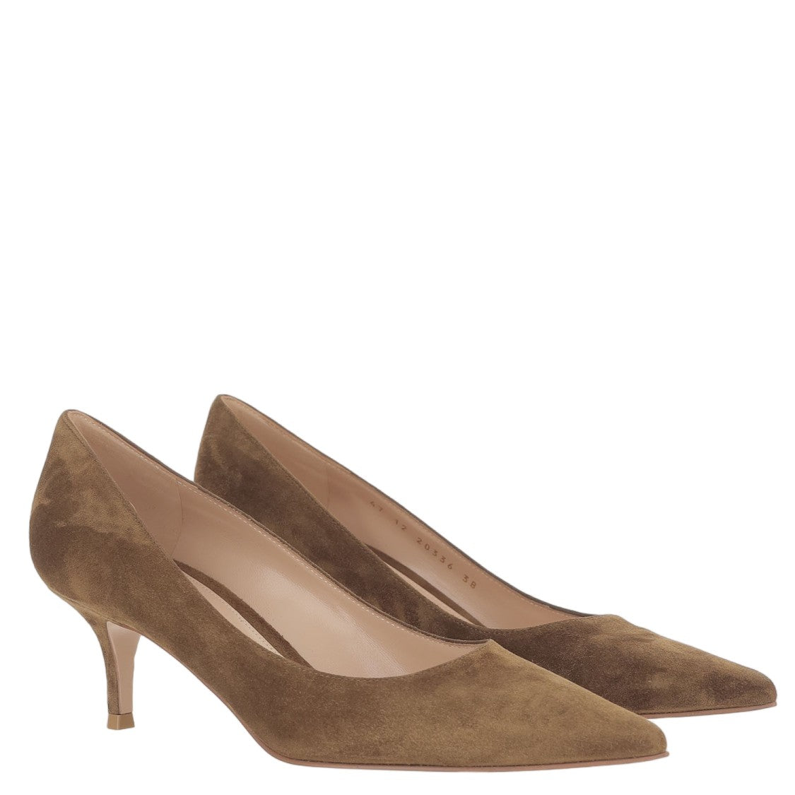 Gianvito Rossi Pointed-Toe Suede Pumps With 5.5 Cm Heel