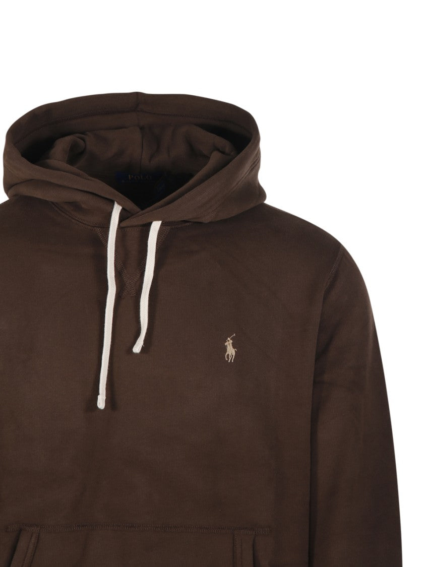 Polo Ralph Lauren Classic Brown Hoodie Sweatshirt