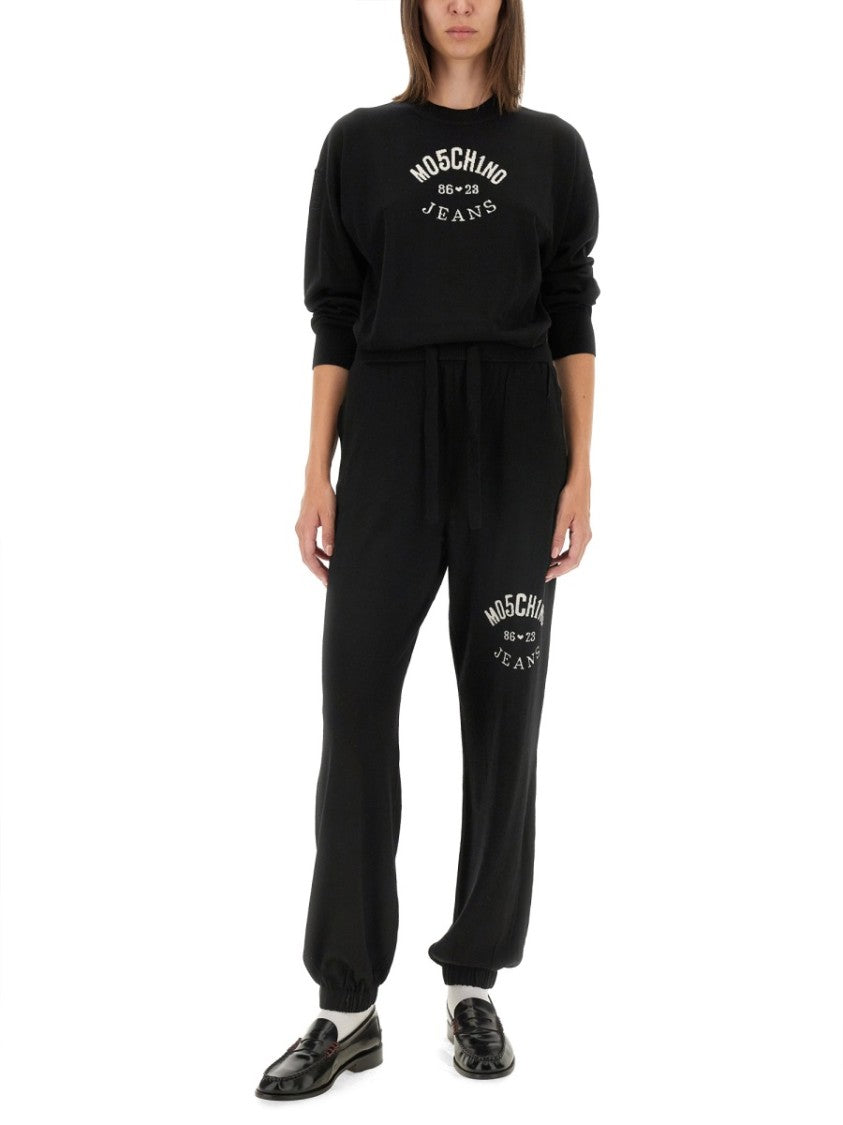 Moschino Relaxed Fit Jogging Pants With Logo
