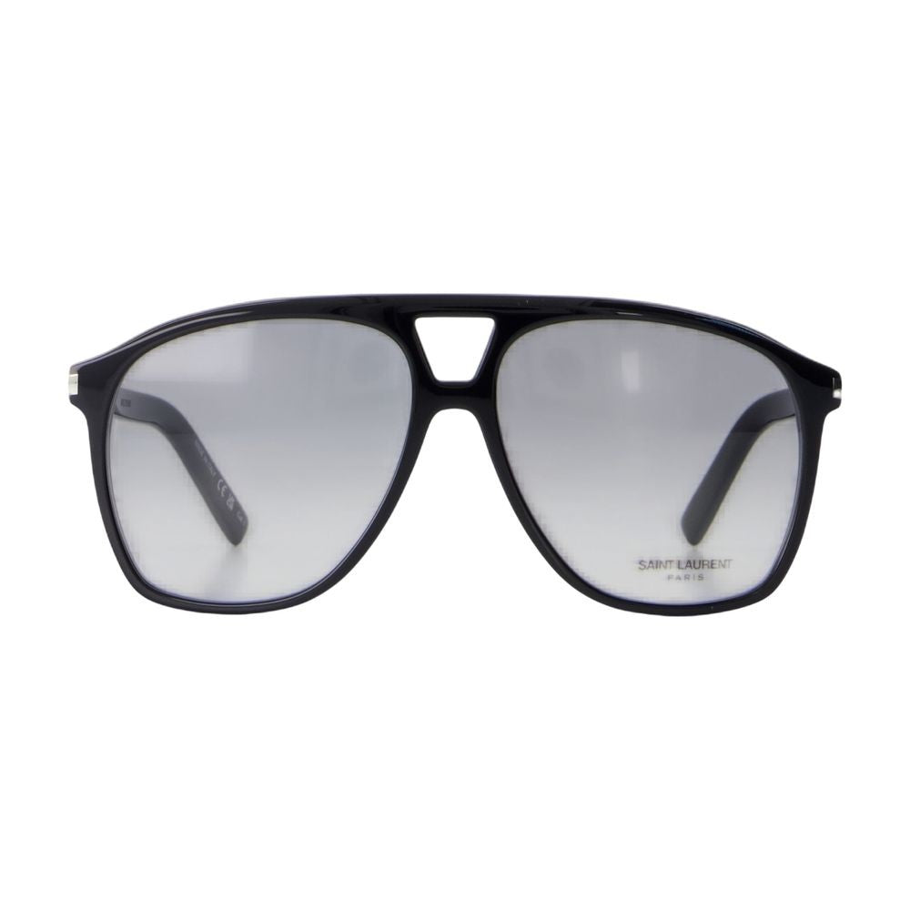 Saint Laurent Black Acetate Dune Sunglasses