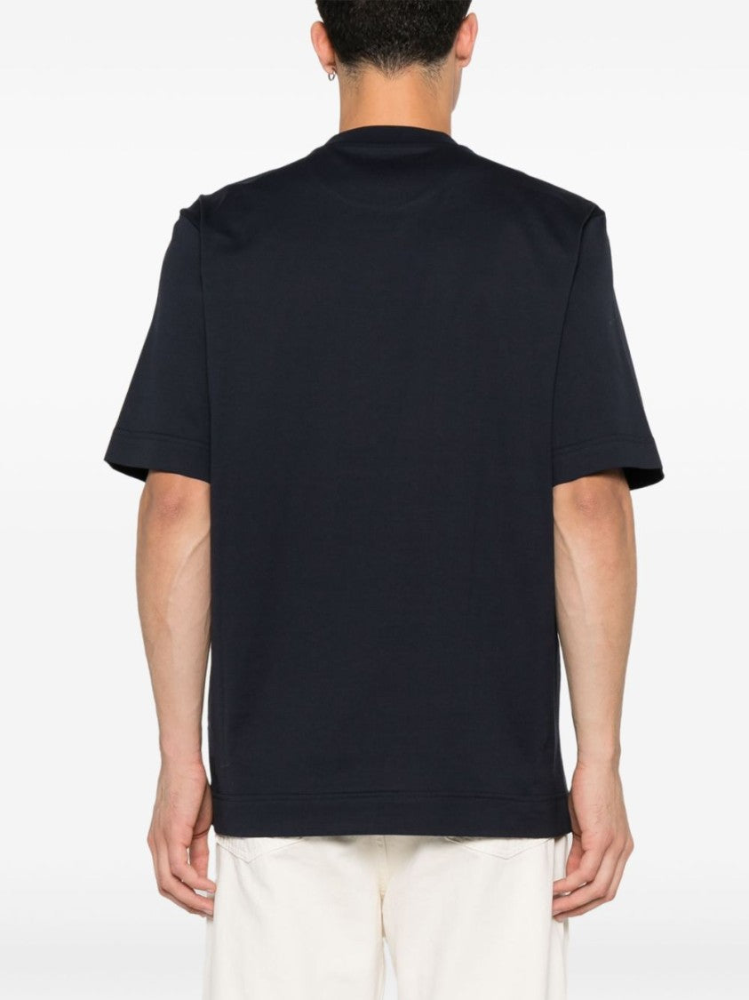 Fendi Relaxed Fit Graphic Print T-Shirt With Contrasting Typography