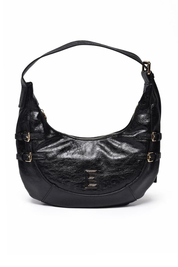 Ermanno Firenze Small Teal Hobo Bag - Black