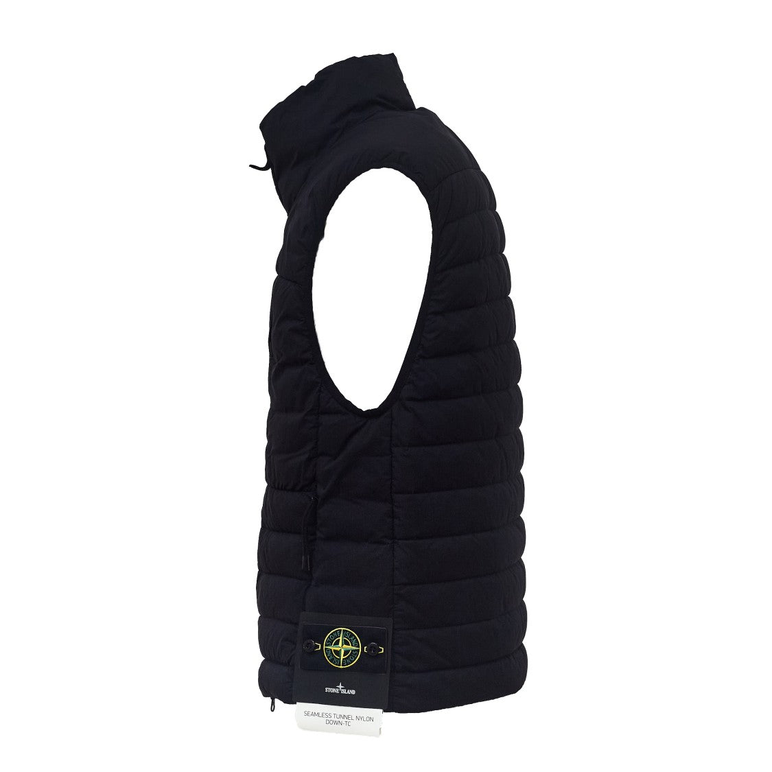 Stone Island Seamless Tunnel Nylon Down Gilet With High Collar