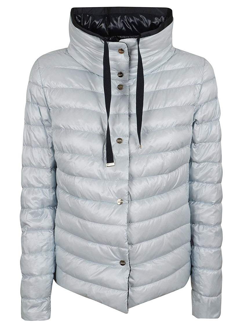 Herno Reversible Down Padded Jacket With High Collar