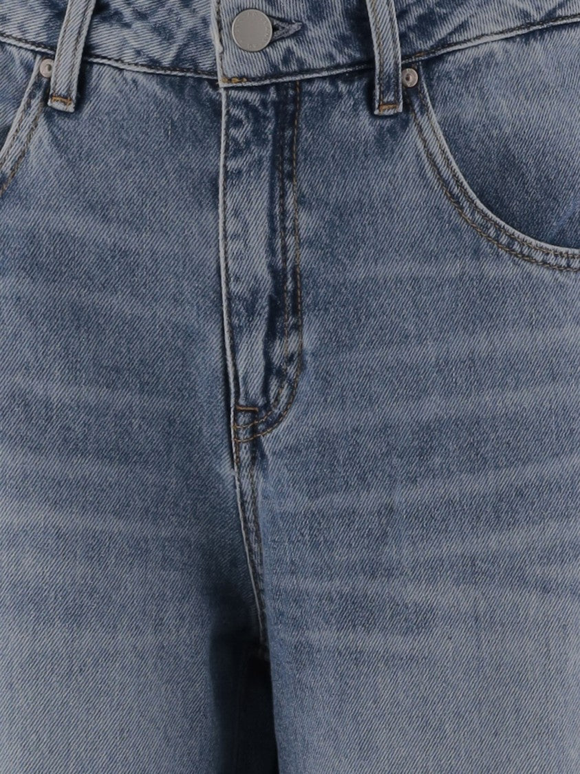 Ag Jeans Wide Leg Cotton Denim Jeans