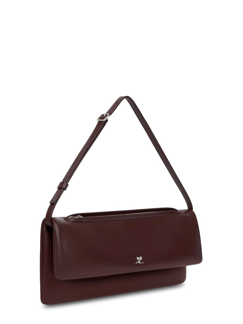 Courrèges Smooth Calf Leather Clutch