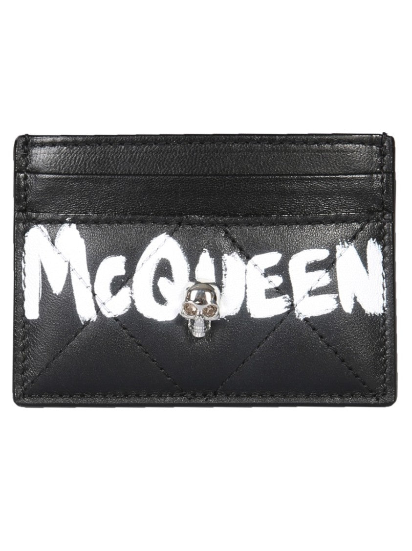 Alexander Mcqueen Card Holder "Skull"