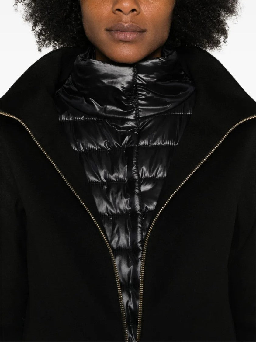 Herno Wool Outerwear Coat With Minimalist Design