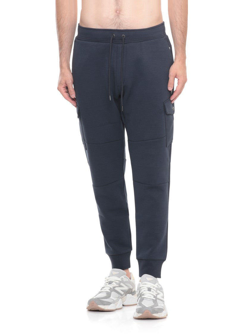 Polo Ralph Lauren Blue Pony Embroidered Drawstring Cargo Cotton Pants