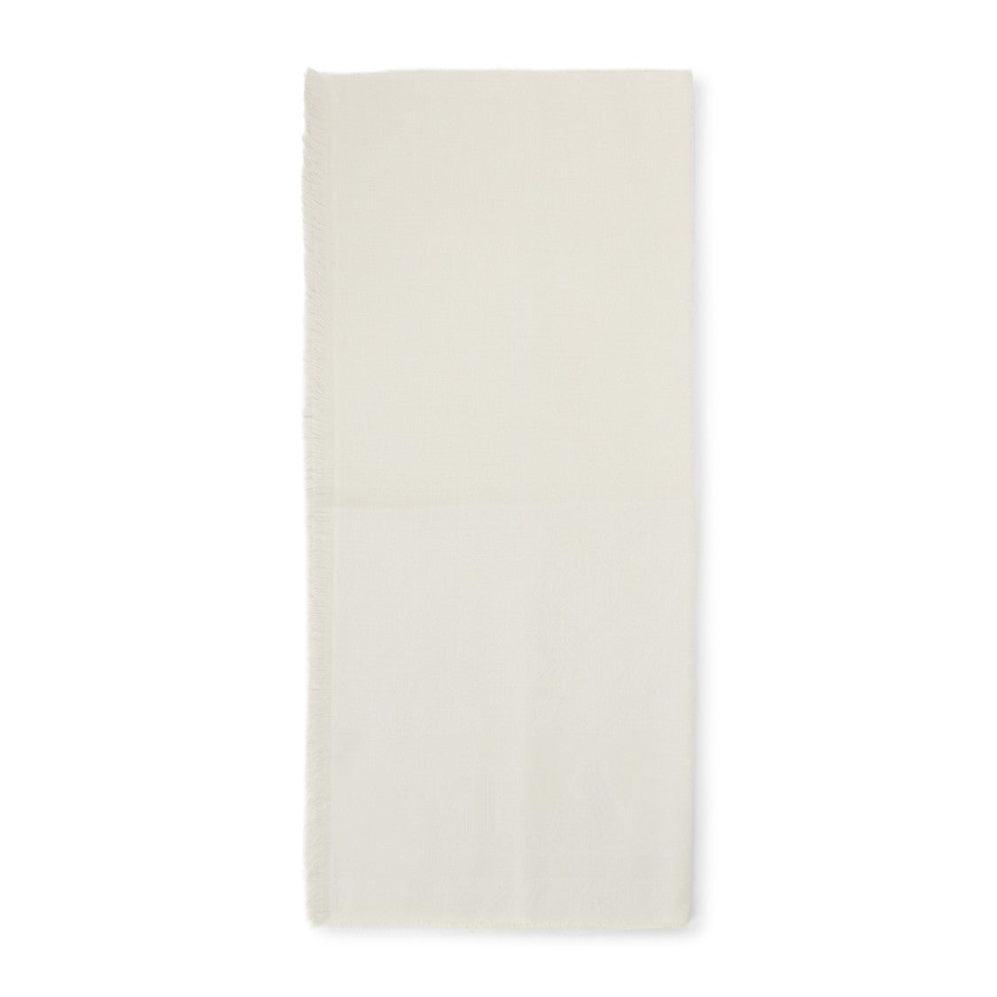 Max Mara Long Rectangular Scarf In Wool-Silk-Linen Blend