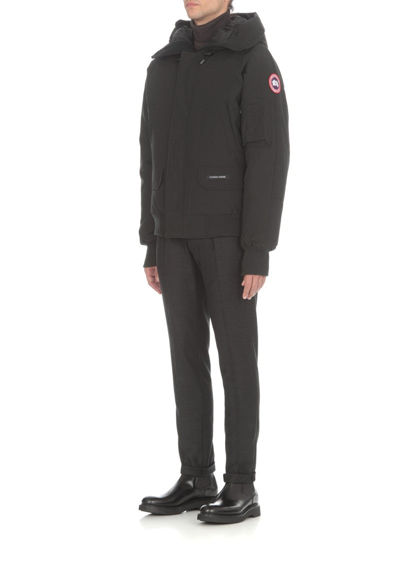 Canada Goose Black Tech Fabric Chilliwack Down Jacket