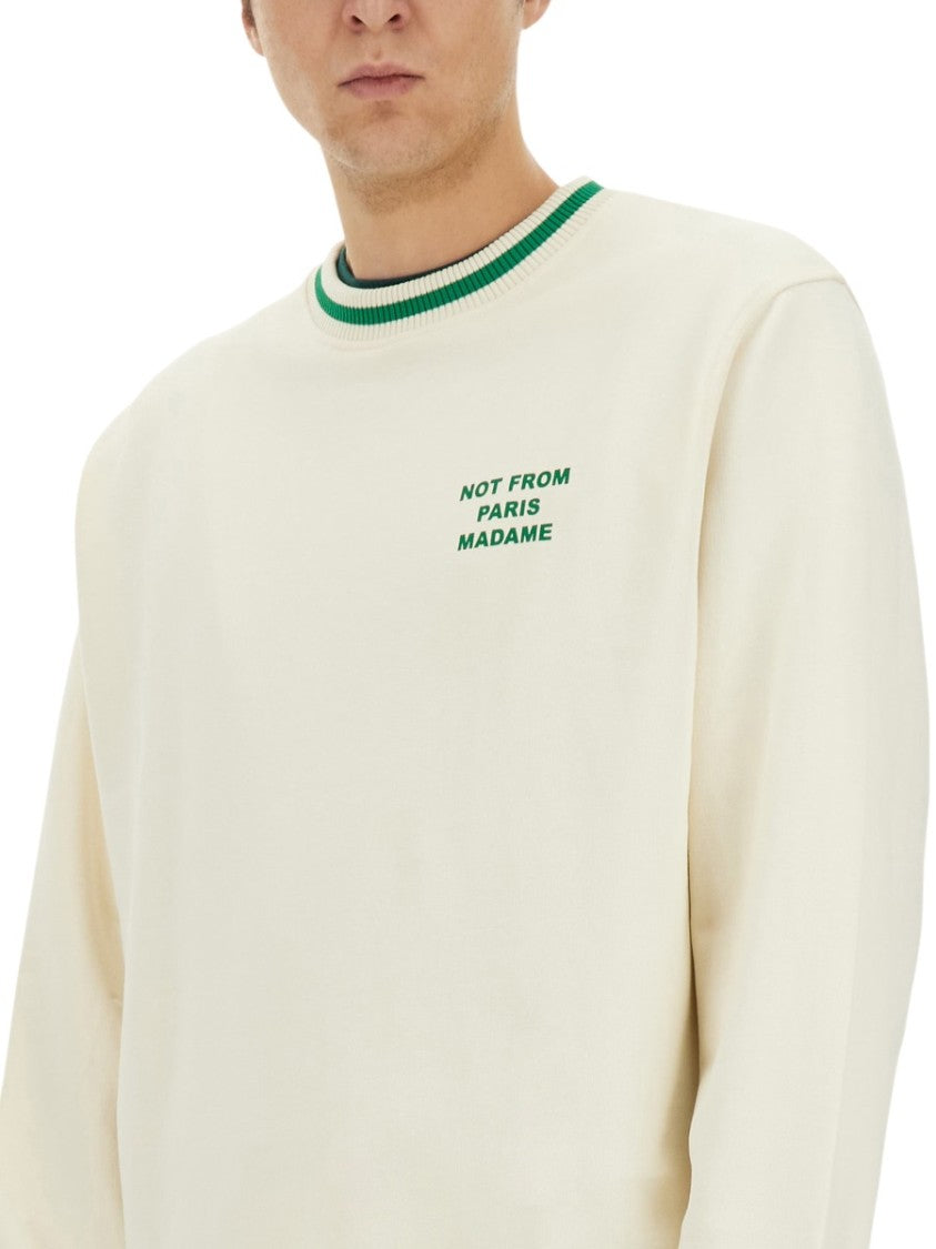 Drôle De Monsieur "Slogan" Sweatshirt