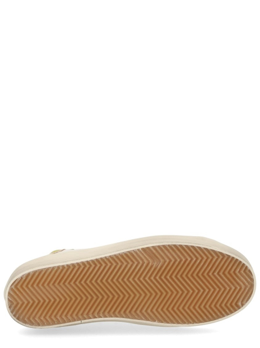 Golden Goose Hi Star Cow Leather Gold Sneakers