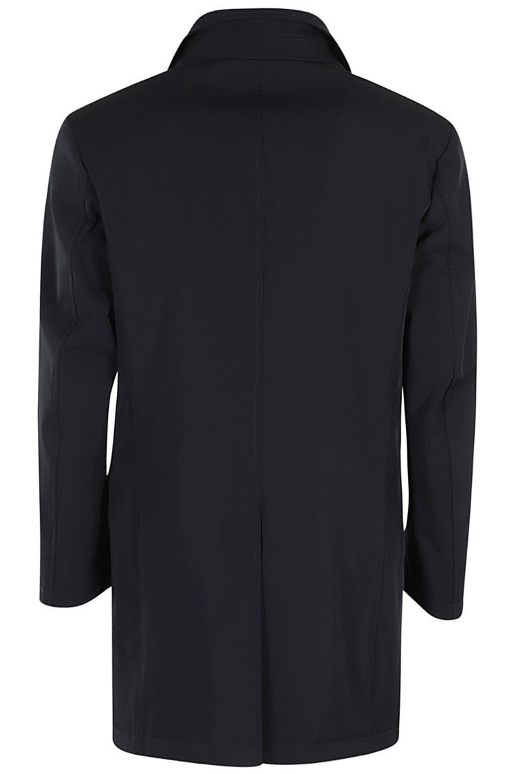 Fay Waterproof Technical Fabric Coat With Removable Quilted Vest