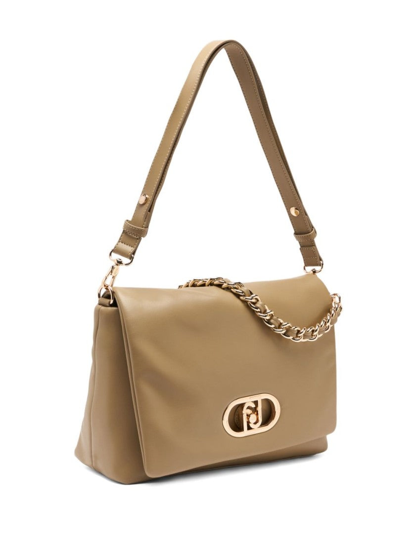 Liu Jo Light Brown Braided Chain Utility Bag