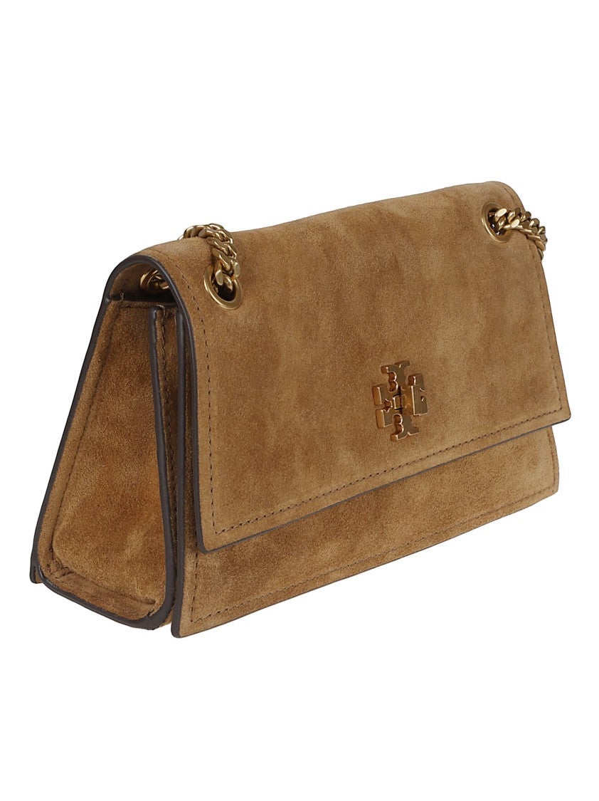 Tory Burch Suede Suede Mini Kira Turnlock Bag