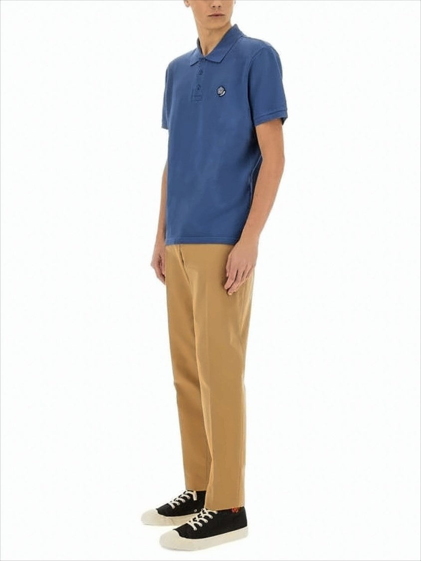 Kenzo Short-Sleeve Polo Shirt With Structured Collar