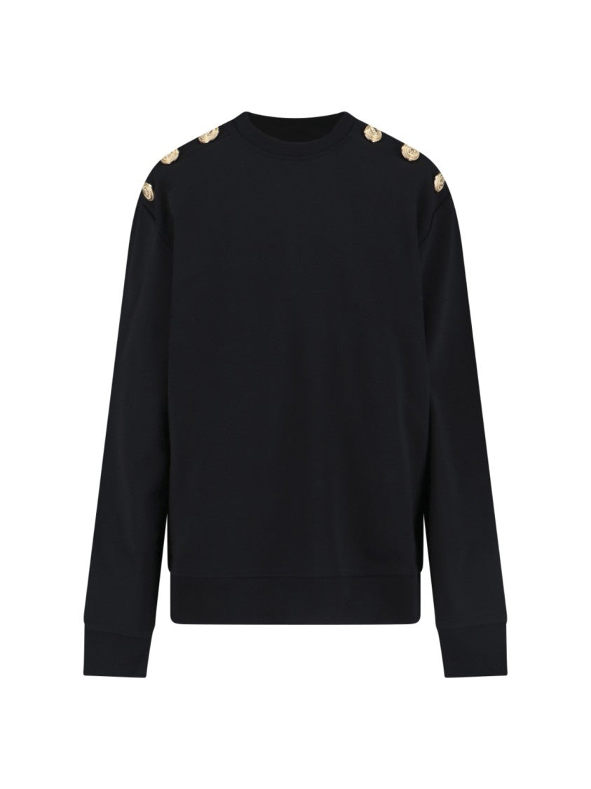 Balmain Crewneck Sweatshirt Black