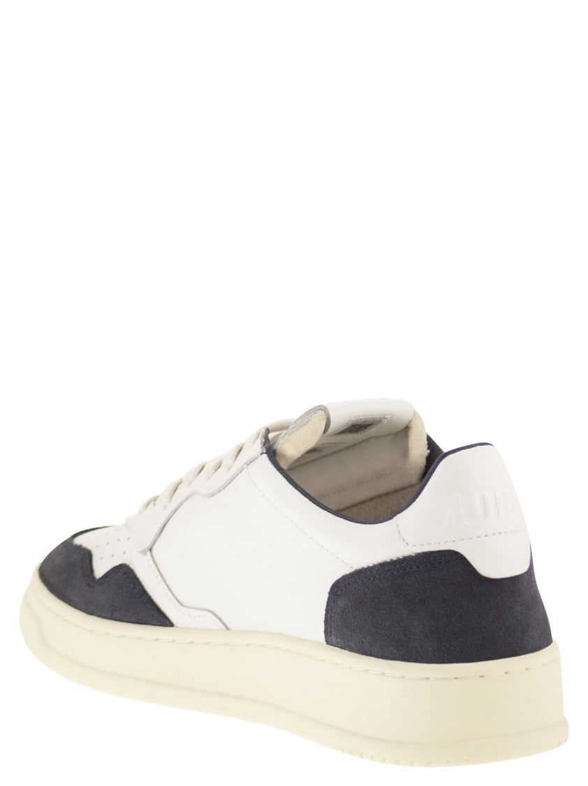Autry Medalist Low - Leather And Suede Sneakers