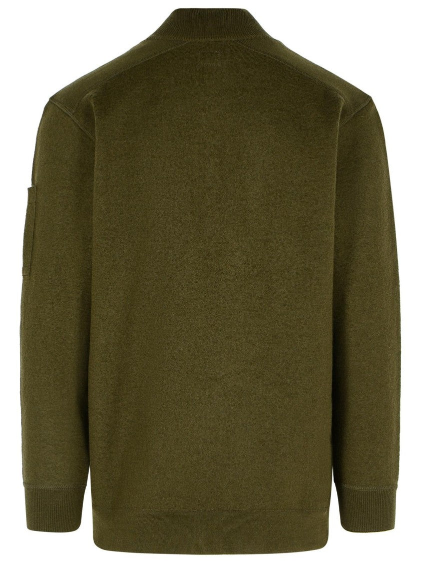 C.P. Company Grs' Green Wool Blend Sweater