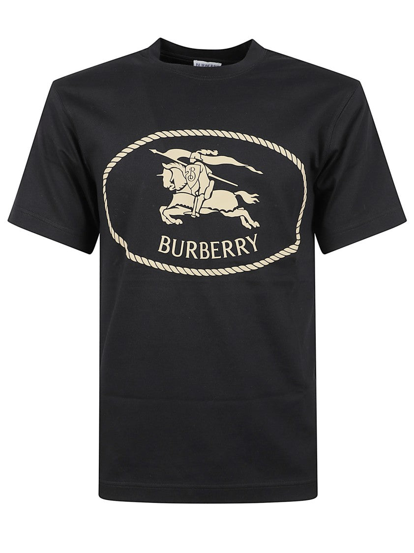 Burberry Signature Black Cotton T-Shirt