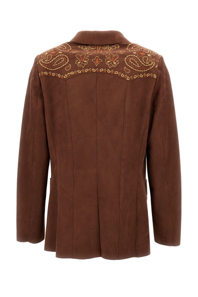 Irie' Structured Brown Jacket With Timeless Design