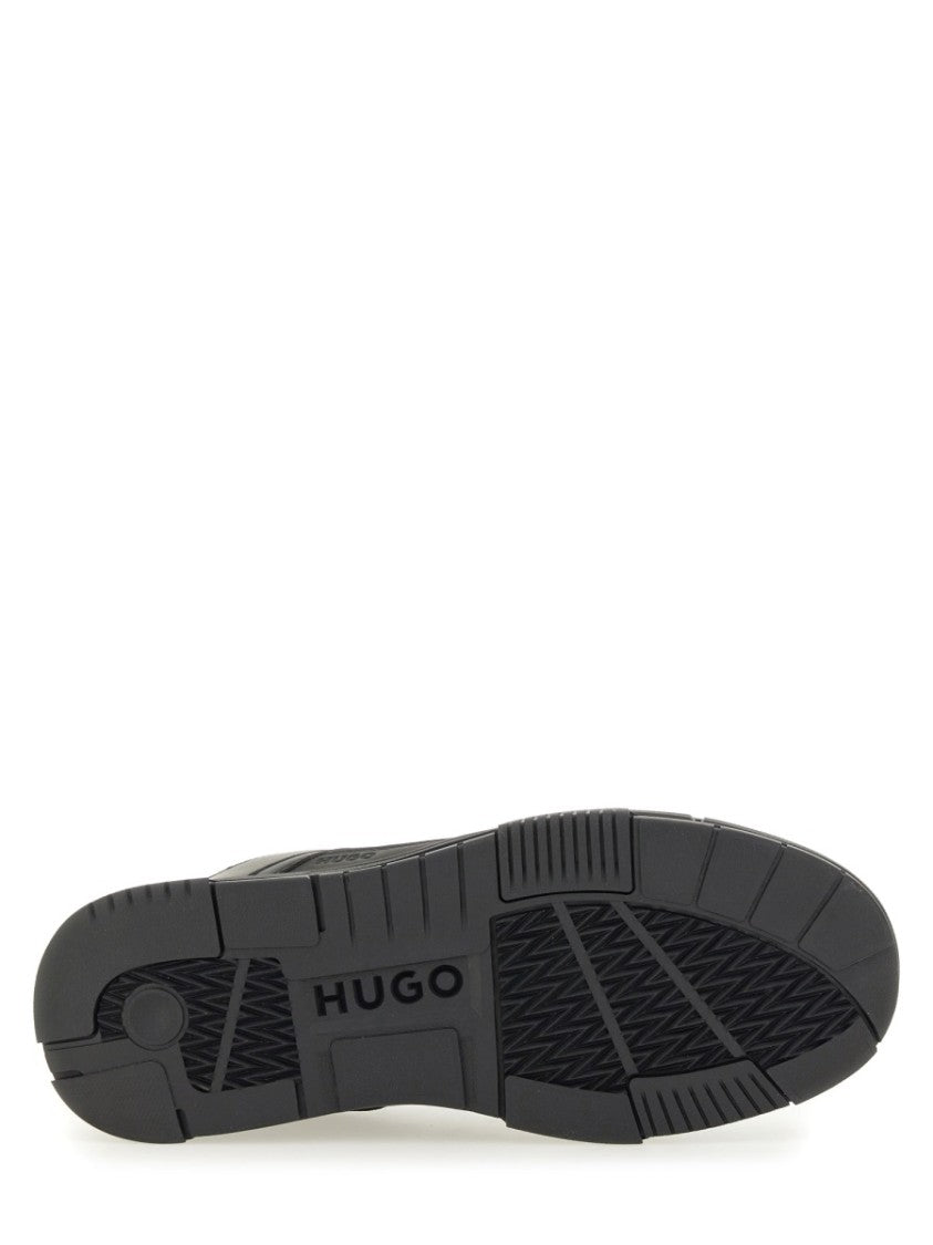 Hugo Low-Top Mesh-Detailed Polyester Sneakers